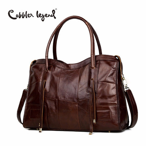 Cobbler Legend Genuine Leather Bag For Men Or Women Vintage Handbag Real Cowhide Crossbody Bags