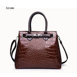 Women'S Bag High Quality Crocodile Pattern Handbag Luxury Designer Design Bag Fashion Simple