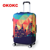 Okokc Thicker Travel Luggage Suitcase Protective Cover For Trunk Case Apply To 19''-32'' Suitcase