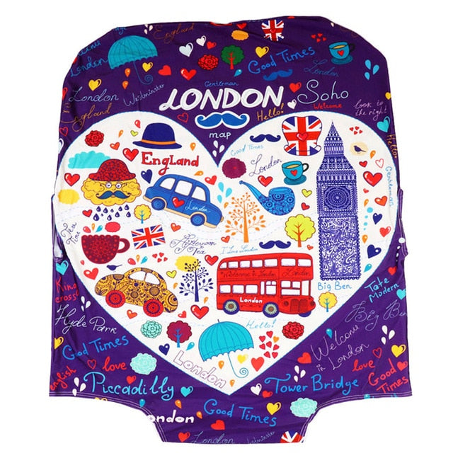 Okokc Thicker Travel Luggage Suitcase Protective Cover For Trunk Case Apply To 19''-32'' Suitcase