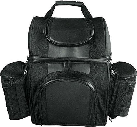 X-682-Bag Motorcycle Black Medium Textile Sissy Bar Travel Bag