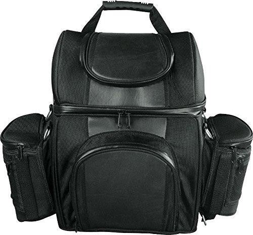 X-682-Bag Motorcycle Black Medium Textile Sissy Bar Travel Bag