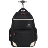 New Fashion Waterproof Oxford Trolley Travel Backpack Hand Luggage Suitcase Bags On Wheels Unisex