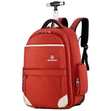 New Fashion Waterproof Oxford Trolley Travel Backpack Hand Luggage Suitcase Bags On Wheels Unisex