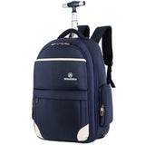 New Fashion Waterproof Oxford Trolley Travel Backpack Hand Luggage Suitcase Bags On Wheels Unisex