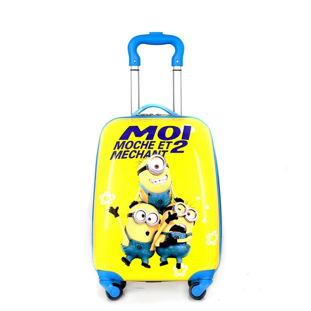 Hemaozhu  2018 Cartoon Kid'S Travel Trolley Bags Suitcase For Kids Children Luggage Suitcase