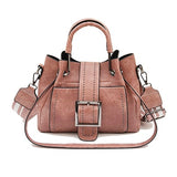 Bags For Women 2019 New Fashion Pu Leather Handbags Crossbody Bag For Women Vintage Bucket Shoulder