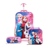 Brand 3D Boy Anime Trolley Bus Box Child Ladder Luggage Travel Rolling Luggage Girl Cartoon Pull