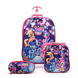 Brand 3D Boy Anime Trolley Bus Box Child Ladder Luggage Travel Rolling Luggage Girl Cartoon Pull