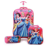 Brand 3D Boy Anime Trolley Bus Box Child Ladder Luggage Travel Rolling Luggage Girl Cartoon Pull