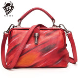 High Quality Classic Vintage Women Leather Shoulder Bag Female Causal Totes For Daily Office Lady