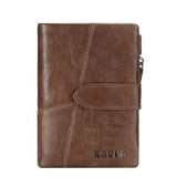 Kavis Genuine Leather Women Wallet Female Long Clutch Lady Walet Portomonee Rfid Luxury Brand Money