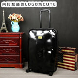 Fashion Suitcase Skull Planet Collision 20"24"28" Inch Boarding Spinner Wheel Carry Ons Rolling