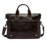 Westal Messenger Bag Men'S Genuine Leather Men'S Shoulder Bags Made Of Natural Male Briefcases