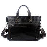 Westal Messenger Bag Men'S Genuine Leather Men'S Shoulder Bags Made Of Natural Male Briefcases