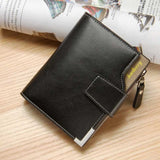 Baellerry Brand Wallet Leather Men Wallet Coin Pocket Zipper Portfolio Handy Luxury Short Purse 3