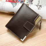 Baellerry Brand Wallet Leather Men Wallet Coin Pocket Zipper Portfolio Handy Luxury Short Purse 3