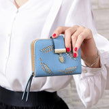 2018 Design Women'S Purse Zipper Leather Ladies Wallet Women Luxury Brand Small Female Wallet