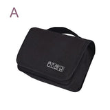 Men'S Bath Cosmetic Pouch Cable Wire Bag Charger Gadget Organizer Hanging Folding Underwear Shoe