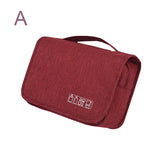 Men'S Bath Cosmetic Pouch Cable Wire Bag Charger Gadget Organizer Hanging Folding Underwear Shoe