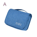 Men'S Bath Cosmetic Pouch Cable Wire Bag Charger Gadget Organizer Hanging Folding Underwear Shoe