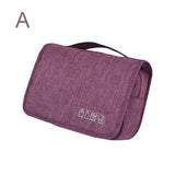 Men'S Bath Cosmetic Pouch Cable Wire Bag Charger Gadget Organizer Hanging Folding Underwear Shoe