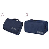 Men'S Bath Cosmetic Pouch Cable Wire Bag Charger Gadget Organizer Hanging Folding Underwear Shoe