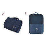 Men'S Bath Cosmetic Pouch Cable Wire Bag Charger Gadget Organizer Hanging Folding Underwear Shoe