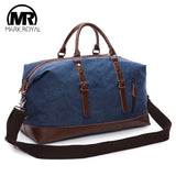 Markroyal Mens Duffel Canvas Bags Overnight Travel Bags Large Capacity Luggage Wild Bag Leisure
