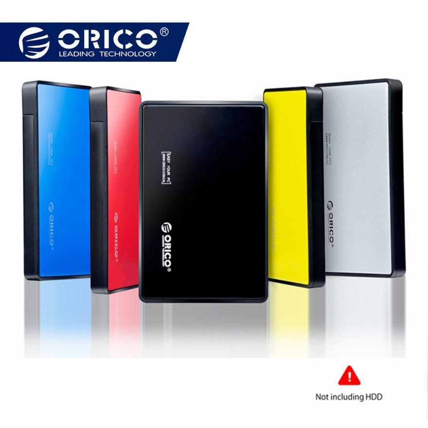 Orico Tool-Free 2.5 Inch Usb 3.0 Hard Drive Disk Hdd External Enclosure Case For 9.5Mm 7Mm 2.5"