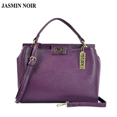 Fashion New Women Pu Leather Handbags Litchi Ladies Messenger Bag Large Crossbody Bag Brand