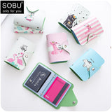 2019 Fashion Pu Function 20 Bits Card Case Business Card Holder Men Women Credit Passport Card