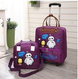 Carrylove Cartoon Luggage Series 16/18 Size  Boarding Handbag+Rolling Luggage Spinner Brand