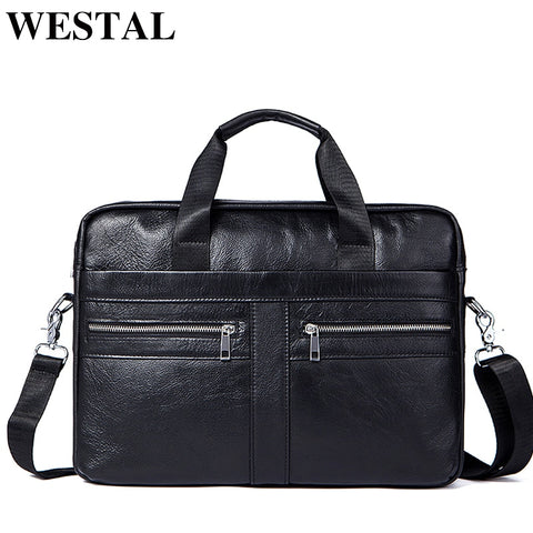 Westal Men'S Bags Genuine Leather Crossbody Male Messenger Bag Men'S Shoulder Bag Business