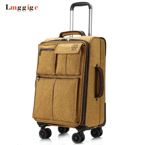 Oxford Rolling Luggage Bag,High Quality Suitcase,Men Travel Trolley Box With Wheel ,Women