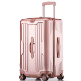 High-Capacity Rolling Luggage Travel Suitcase Bag,Pc Material Wheel Trunk Trolley Case,Classic