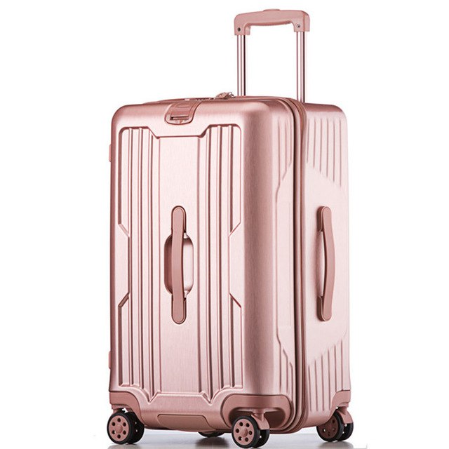 High-Capacity Rolling Luggage Travel Suitcase Bag,Pc Material Wheel Trunk Trolley Case,Classic