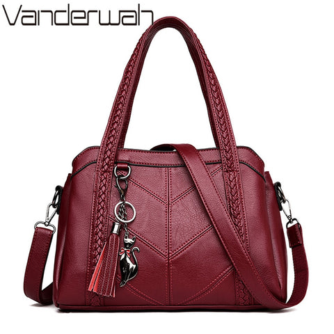 Sac A Main Femme Leather Luxury Handbags Women Bags Designer Ladies Hand Bags High Quality Female