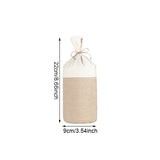 Round Jute Drawstring Bag Reusable Produce Bags Sachet Jewelry Gift Decorative Pouch Home Storage