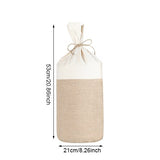 Round Jute Drawstring Bag Reusable Produce Bags Sachet Jewelry Gift Decorative Pouch Home Storage