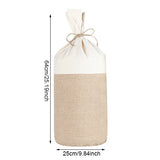 Round Jute Drawstring Bag Reusable Produce Bags Sachet Jewelry Gift Decorative Pouch Home Storage