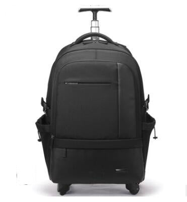 Men Rolling Luggage Backpack Bags On Wheels  Travel Trolley Bag Wheeled Backpack For  Business