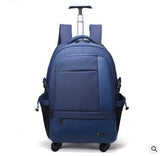 Men Rolling Luggage Backpack Bags On Wheels  Travel Trolley Bag Wheeled Backpack For  Business