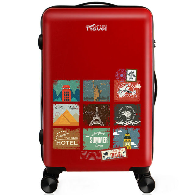 Luggage Bag Cartoon Unisex Spinner High Quality Suitcase Waterproof Scratch Proof Luggage Bag