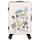 Luggage Bag Cartoon Unisex Spinner High Quality Suitcase Waterproof Scratch Proof Luggage Bag