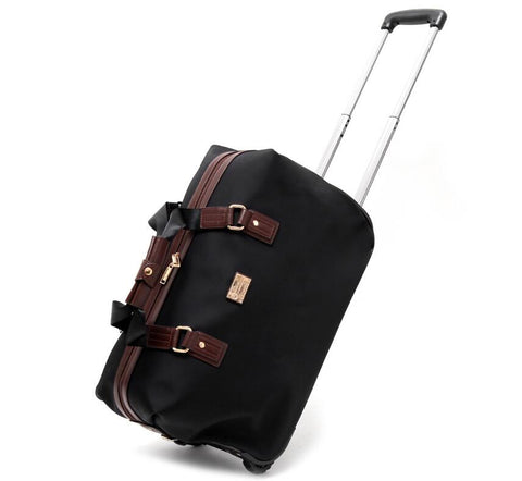 Travel Trolley Bag 20 Inch Cabin Size Oxfor Wheels Bag 24 Inch Women Rolling Luggage Bags Wheeled