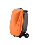 Rolling Skateboard Trolley Luggage Bag,Travel Suitcase Case With Skating Wheel
