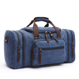 Markroyal Mens Canvas Travel Handbag Large Capacity Luggage Bags Hanging Travel Bags Carry On