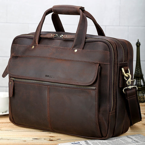 Kavis 100% Cowhide Genuine Leather H Bag Handbag Men Shoulder Crossbody For Male Original Tac