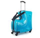 Riding Suitcase Children Trolley Suitcase Children Travel Spinner Suitcase Carry On Wheeled Luggage